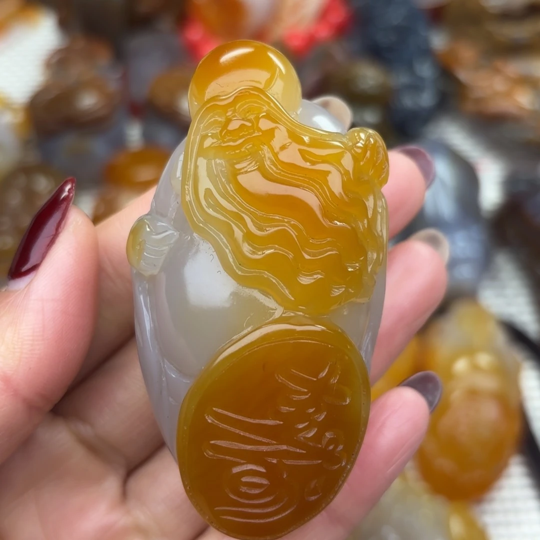 未镶嵌把件玛瑙/玉髓
