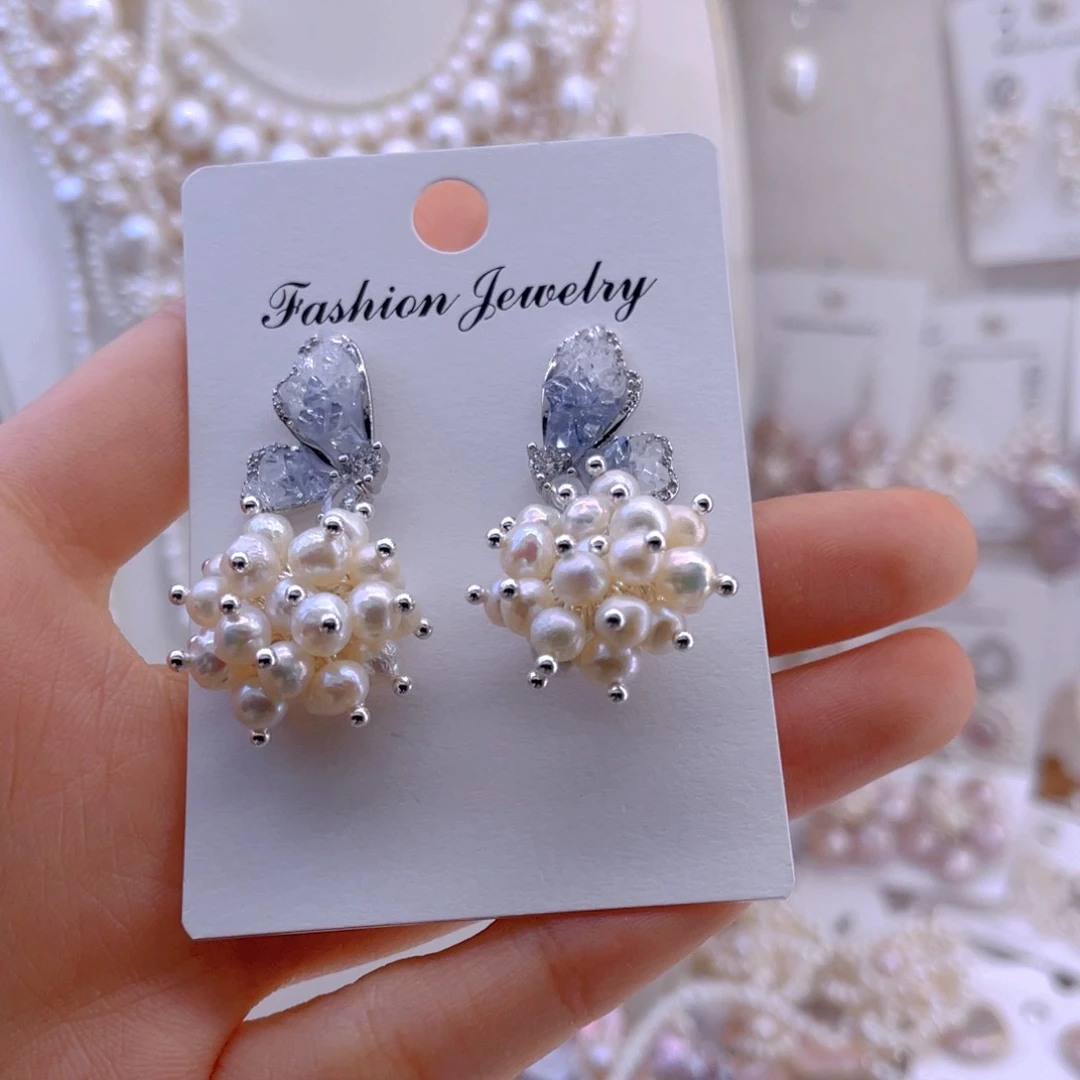 未镶嵌耳饰淡水珍珠