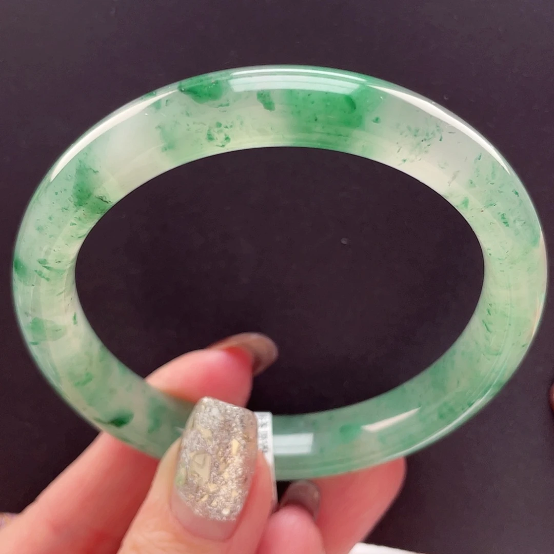 石英质玉未镶嵌手镯55-56