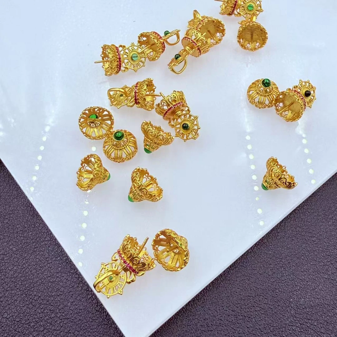 925银银制品 「戴琴珠宝」FR6198-银配饰一套（多样性发其一）