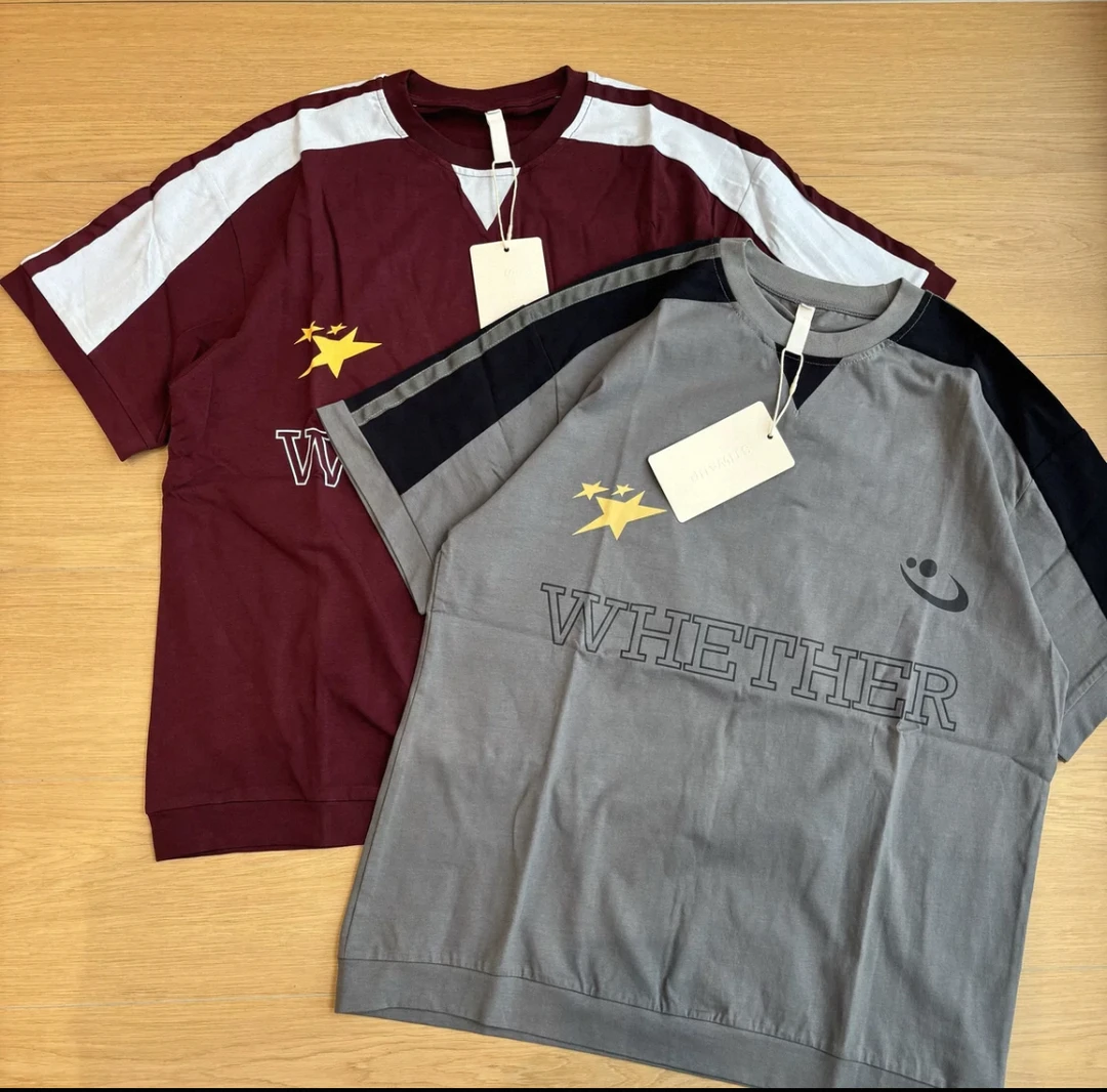 524【王德发】潮牌夏季新款潮牌重磅t恤男女宽松休闲短袖