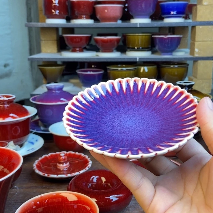 景德镇名陶坊原矿郎红，粘底