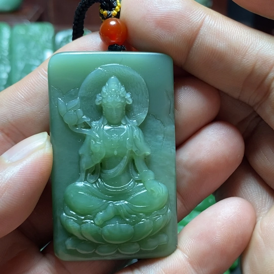 和田玉（碧玉）未镶嵌挂件