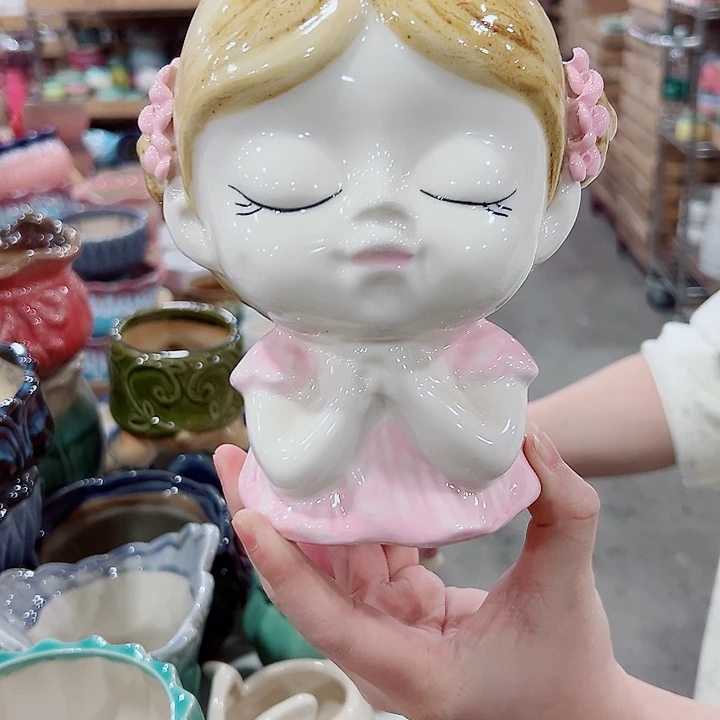 有孔.凑满10元发货多肉陶瓷花盆！