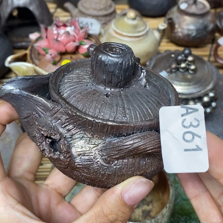 柴烧裸烧纯手工制作瑕疵瑕疵
