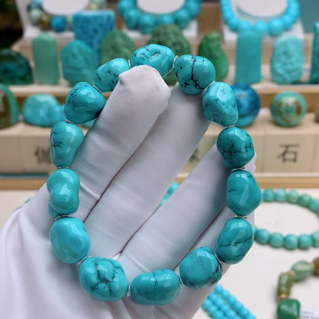 绿松石未镶嵌挂件