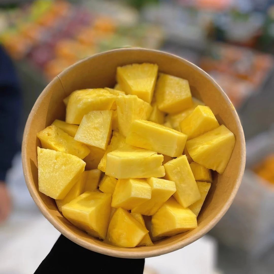 新鲜菠萝现切果：500克