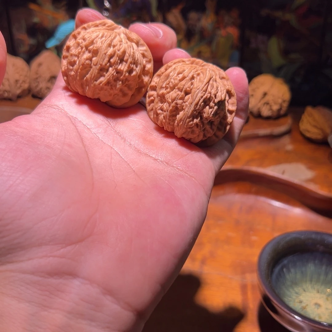 文玩核桃吊坠42全品球白福利