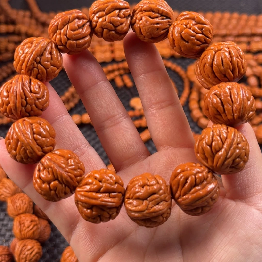 大****桃核手串Y7 链接手串