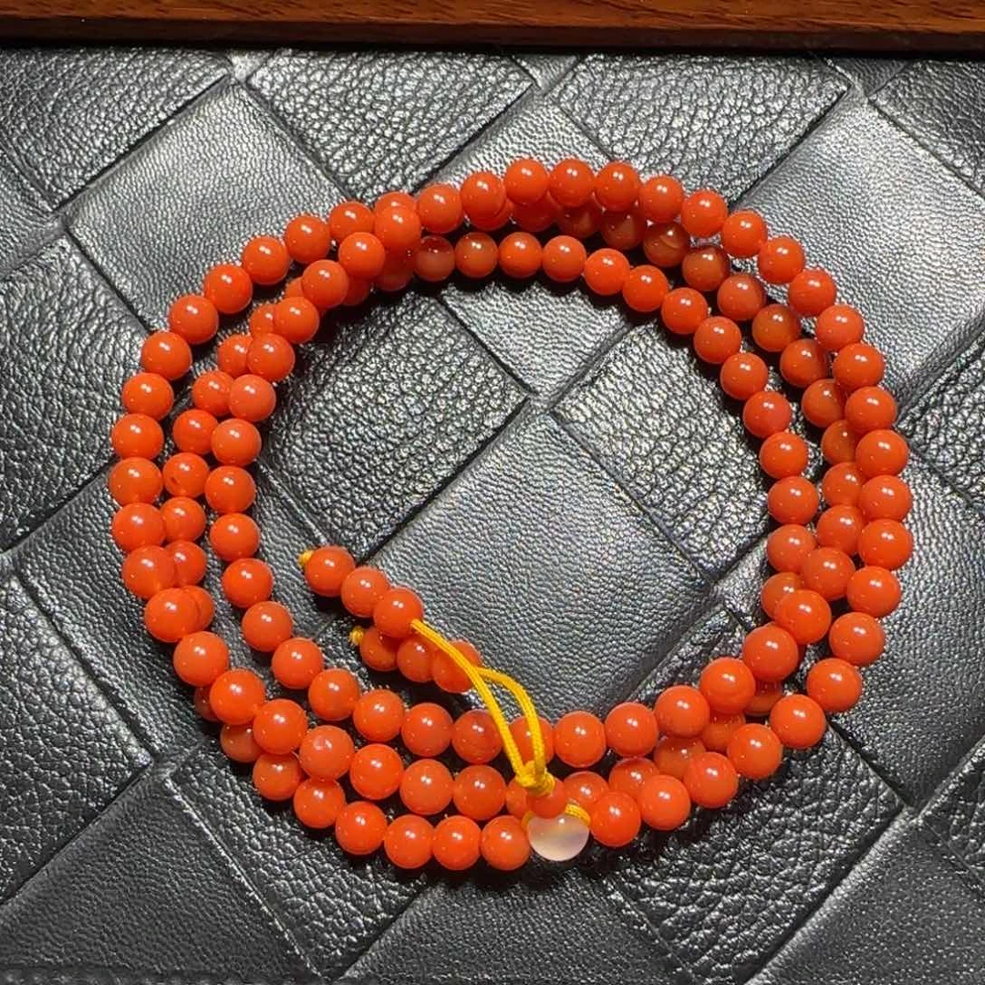 南红玛瑙未镶嵌手串5.5mm