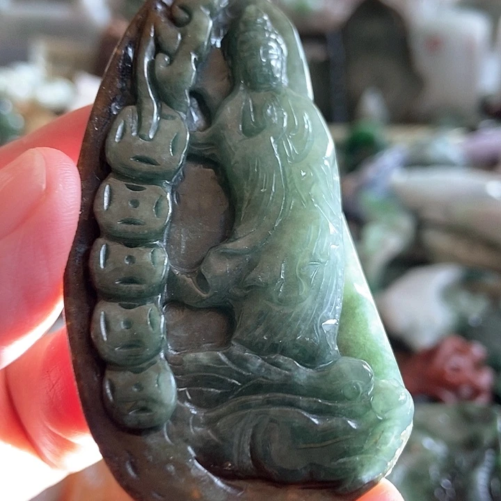 翡翠吊坠(不含链)未镶嵌