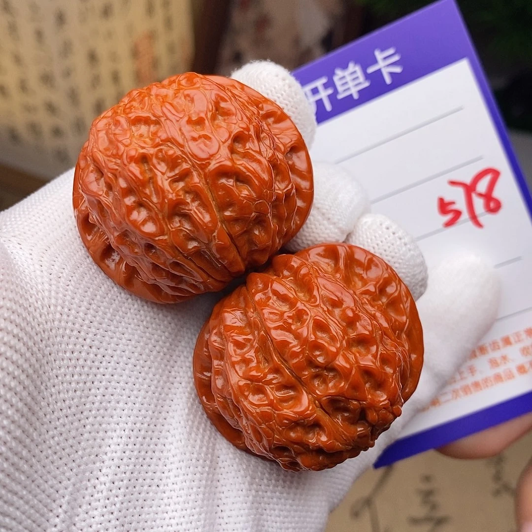 文玩核桃把件41血麒麟578