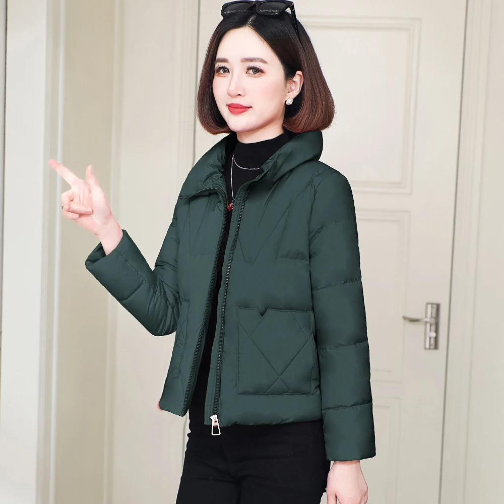 2024年新款冬季女短款时尚百搭羽绒服韩版小个子百搭高档洋气鸭绒