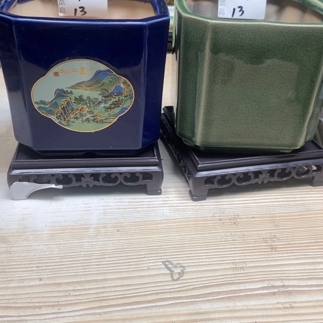 瓷片陶瓷花盆陶瓷艺术