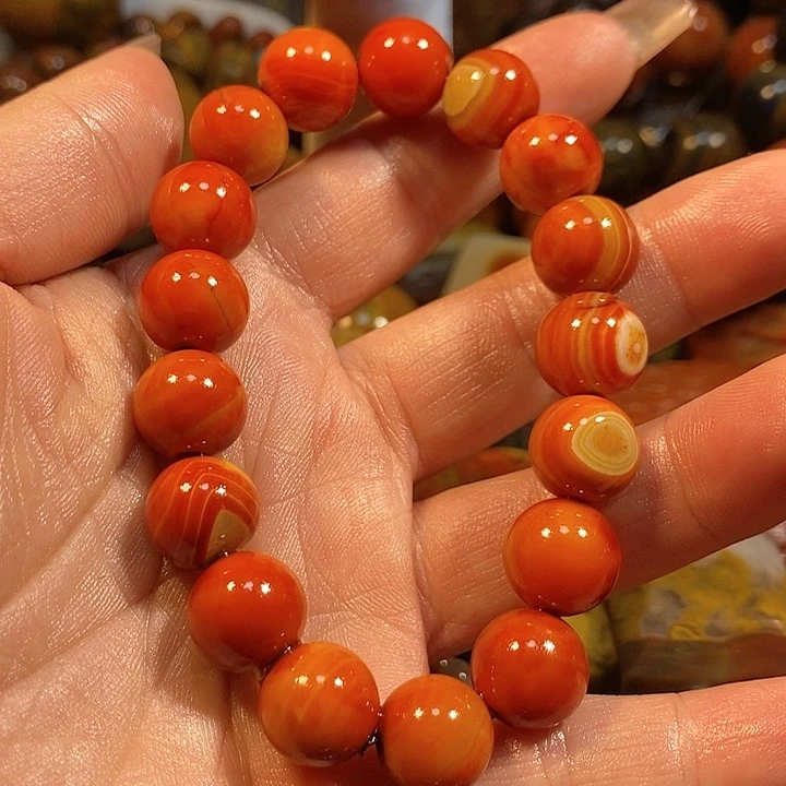 玛瑙/玉髓手链未镶嵌没*蛋