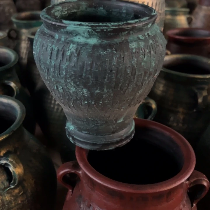 6.8-1瑕疵高16口12复古绿鱼尾