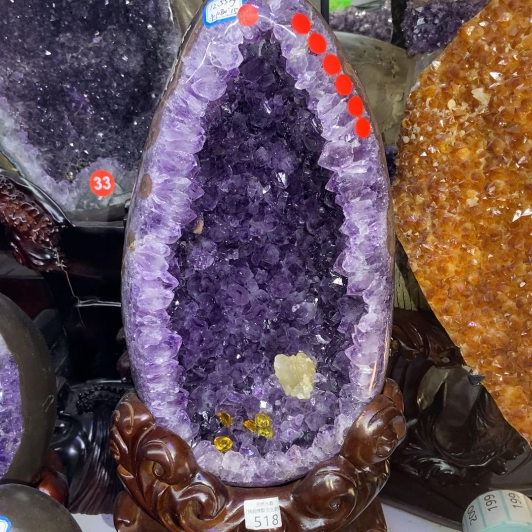 大型摆件（非配饰）未镶嵌紫晶小潘