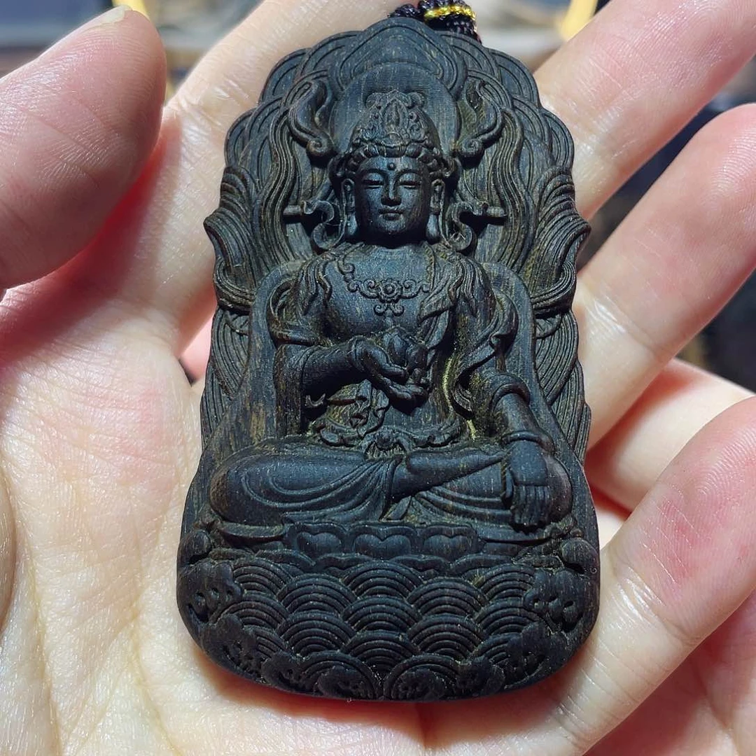 木忍*越1白大势至吊坠