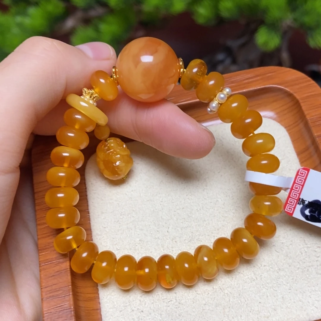 【闪购商品】未镶嵌蜜蜡手链手串