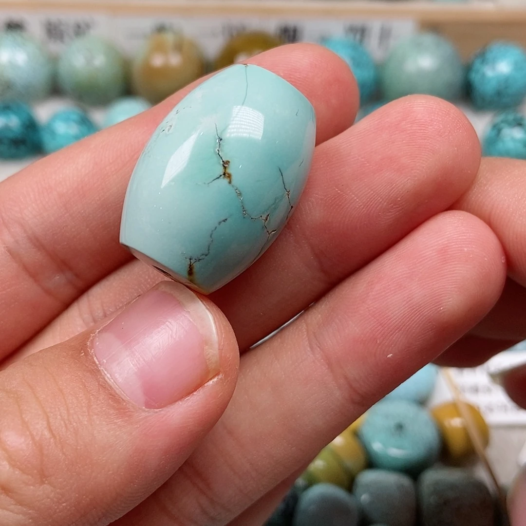 未镶嵌绿松石珠宝半成品