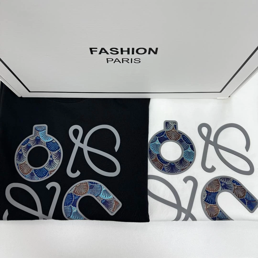 【51号链接-L意】2025款潮流简约休闲ins风设计师百搭T恤