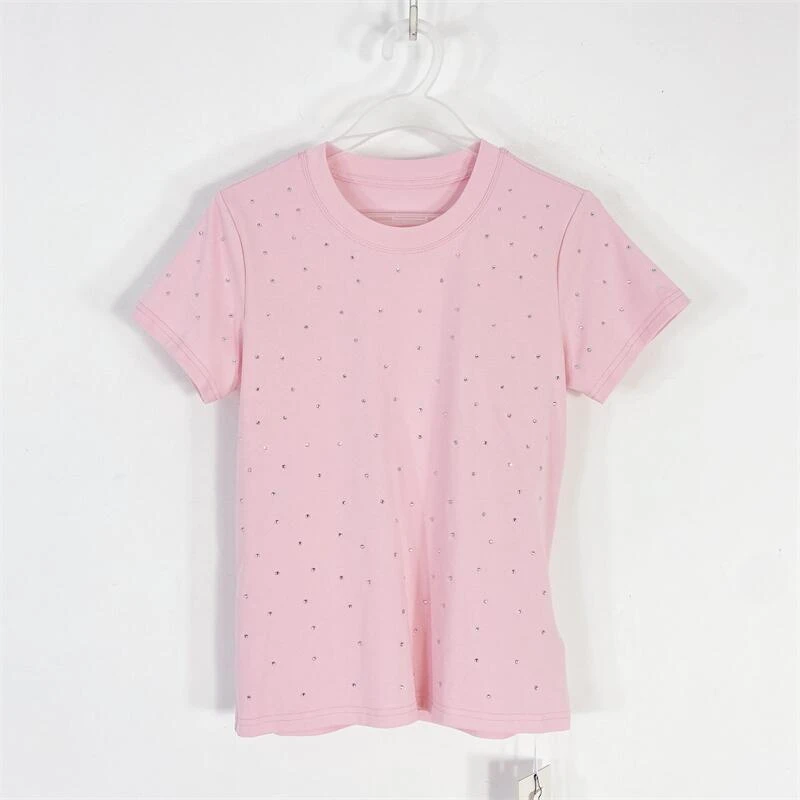 【77衣橱】KY4582精品女装上衣短袖T恤气质轻奢【红人上新】