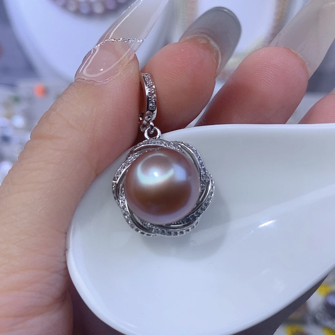 颈饰合金淡水珍珠