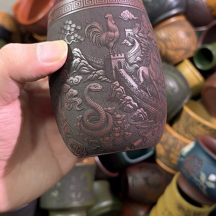 茶杯紫砂全手工紫砂主人杯