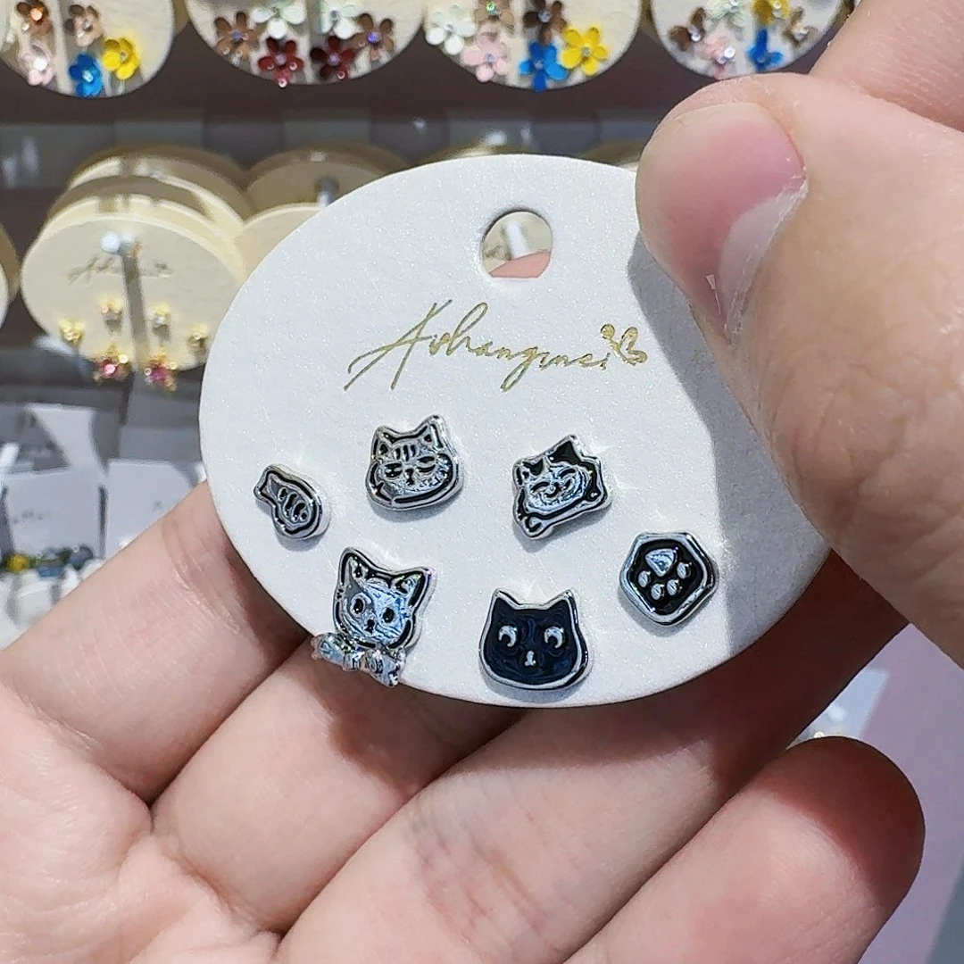锆石合金925银动物头像
