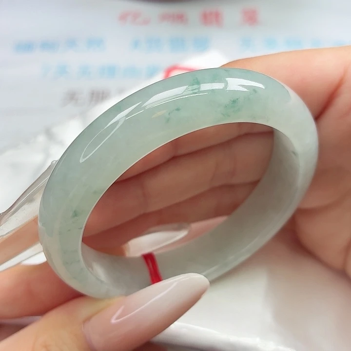 未镶嵌手镯翡翠52-53圈口