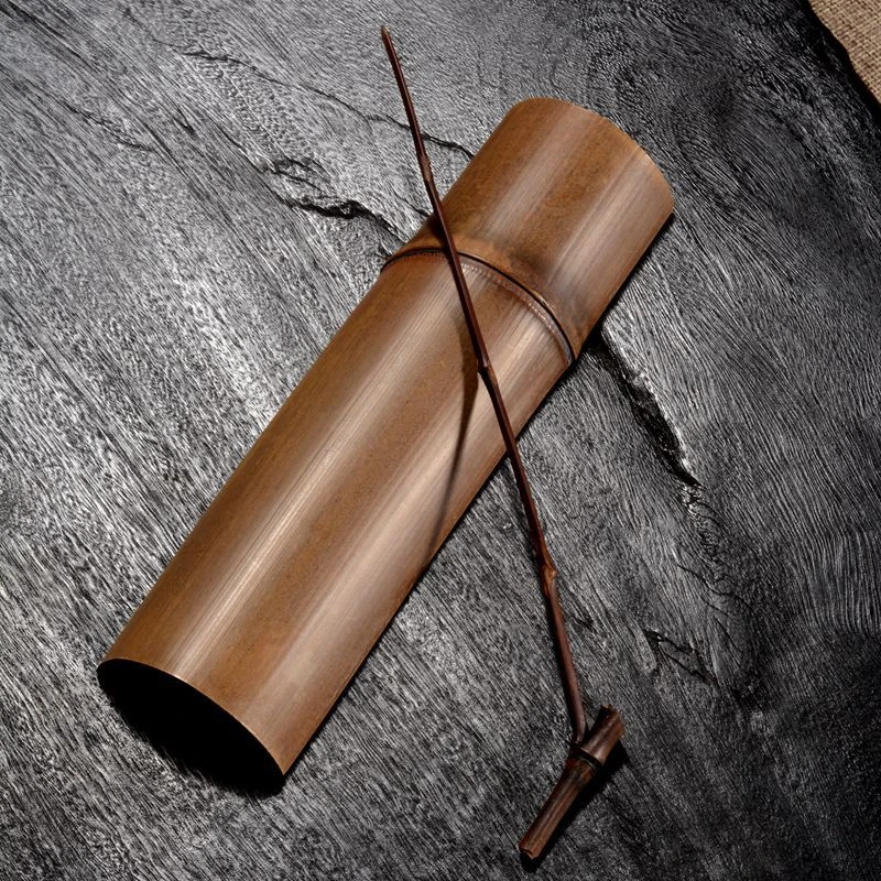 禅意茶则竹手工茶荷功夫茶具配件茶道六君子茶匙茶勺茶铲高档成人