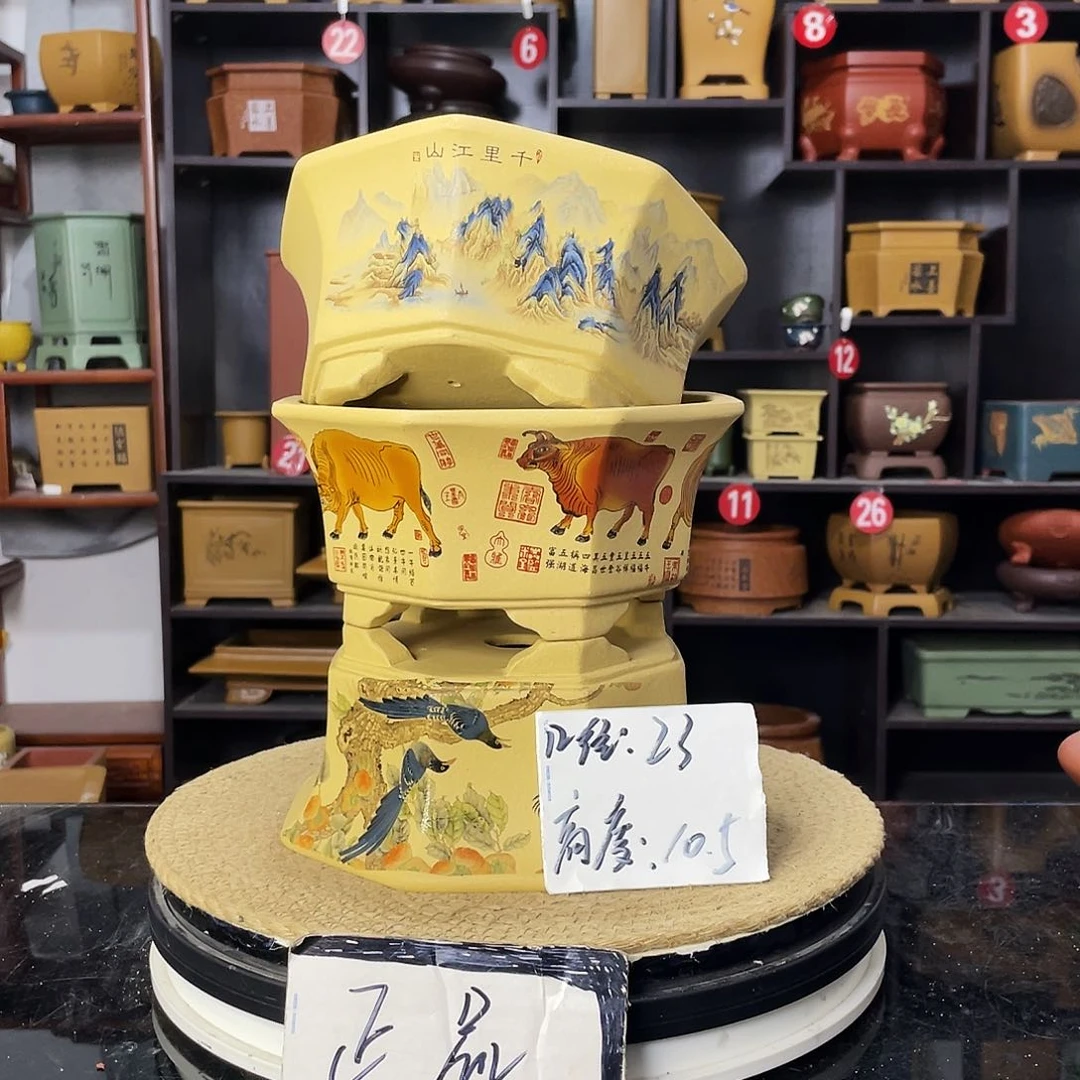 D-盆尚好紫砂花盆