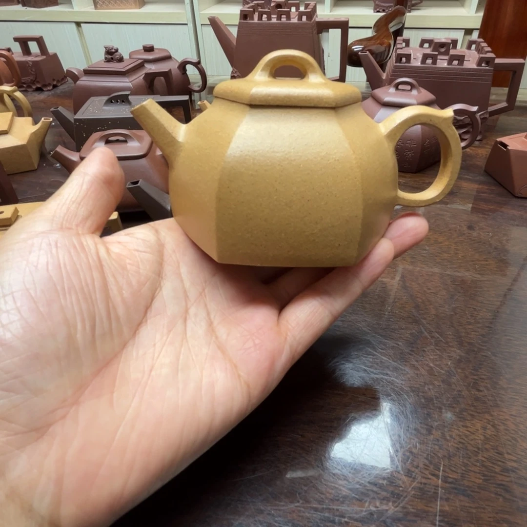茶壶紫砂集****材黄金段泥微瑕160