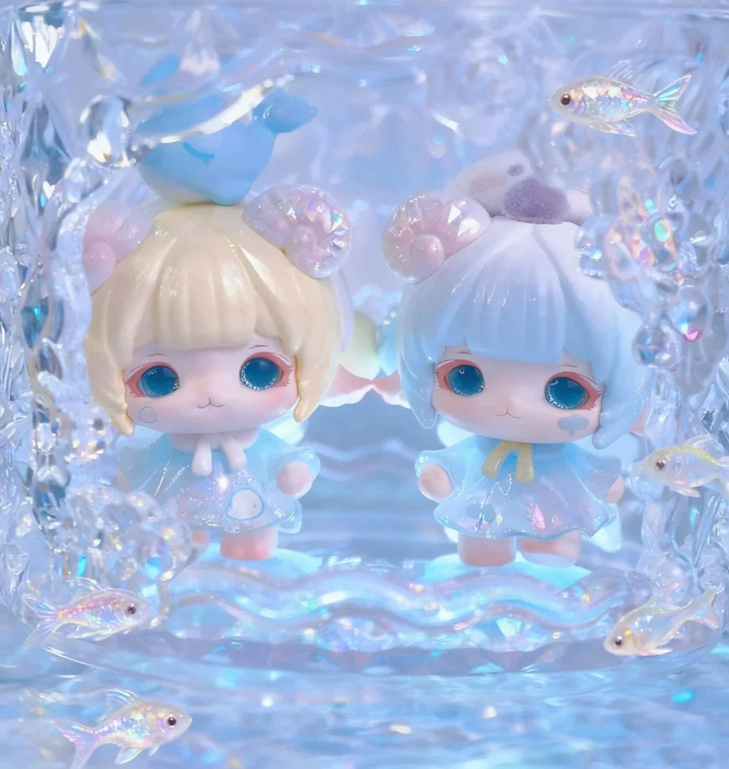 【代拆盒】MIMIA水晶殿系列潮玩盲盒可爱摆件手办mimia