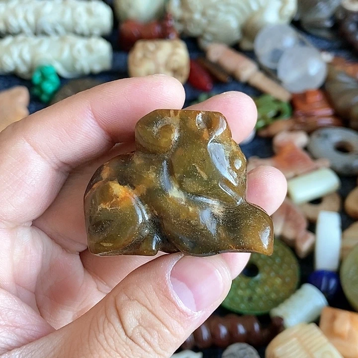 和田玉未镶嵌颈饰172