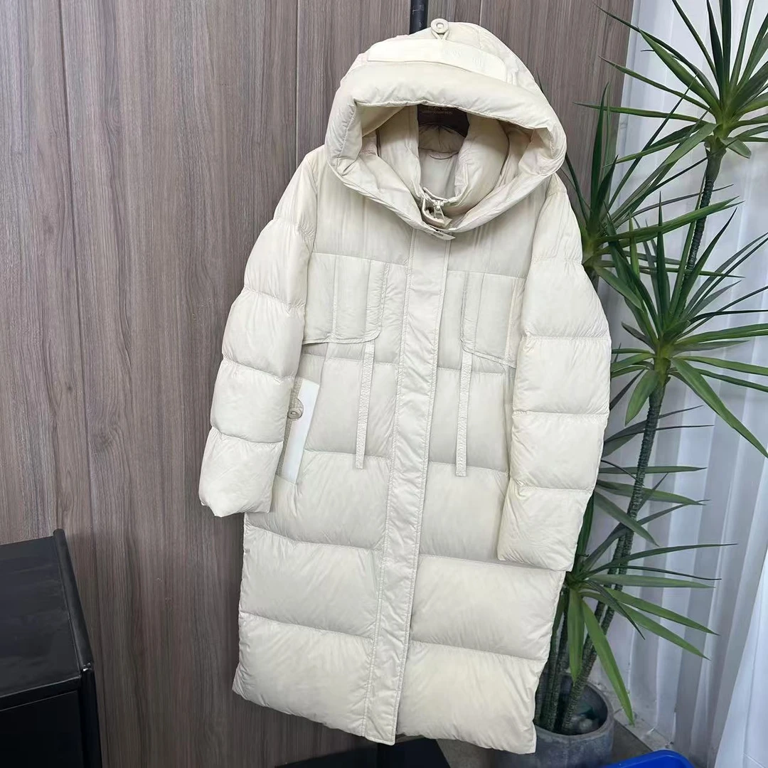 冬季新款百搭高级感连帽羽绒服H1941