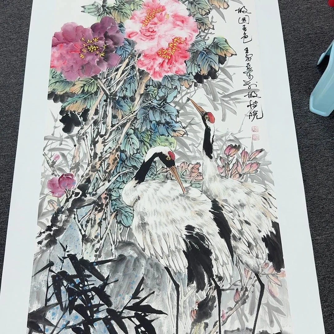 国画多次参加国内外大型