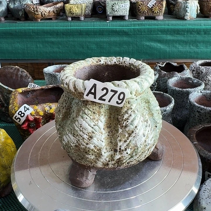 内口7.5高12粗陶手工