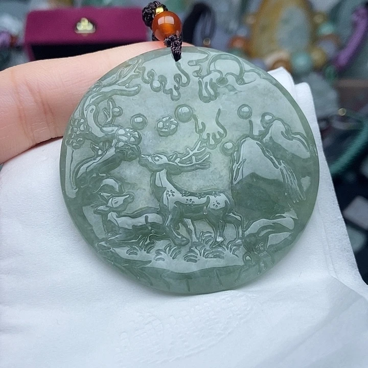 翡翠未镶嵌颈饰翡翠