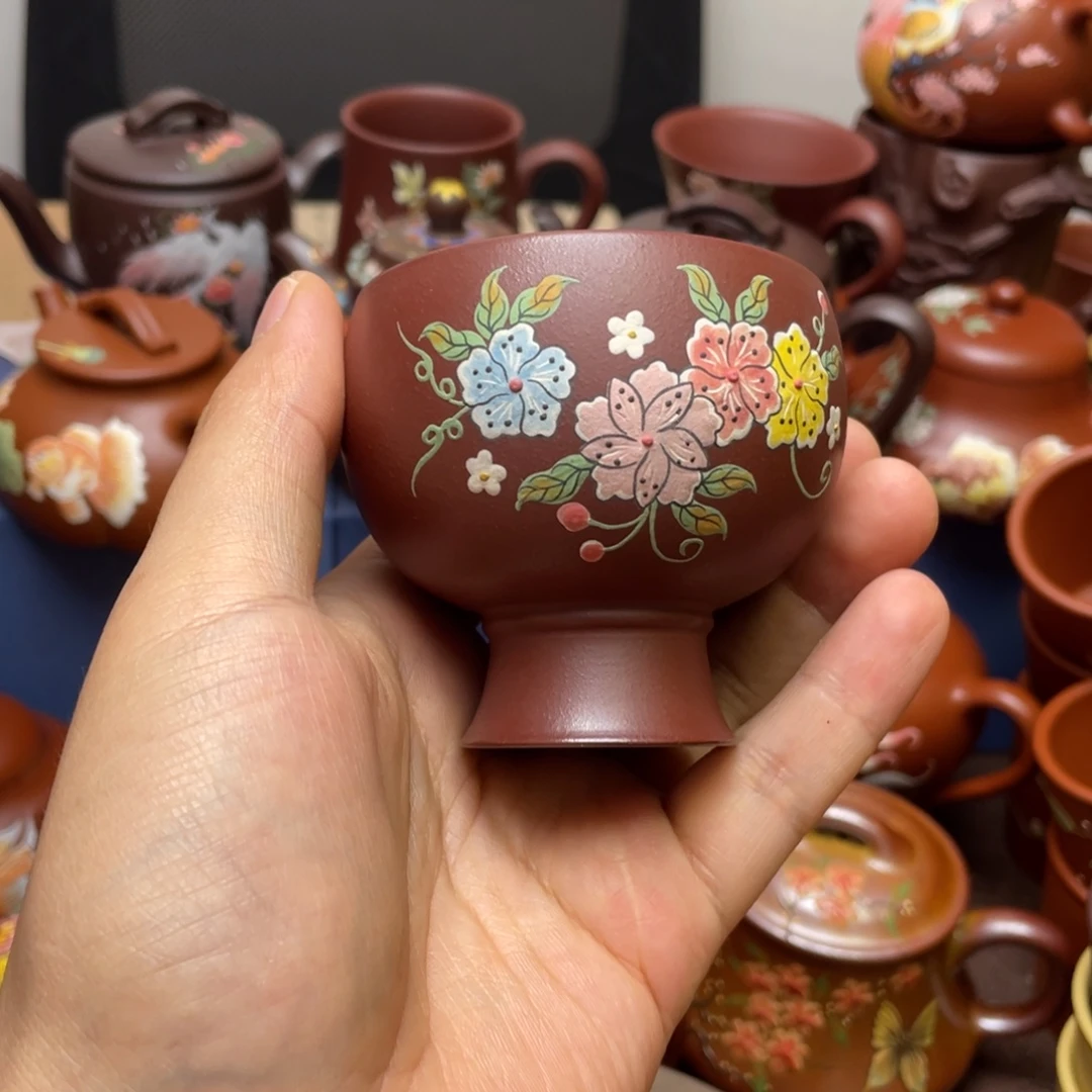 茶杯紫砂紫砂主人杯100cc