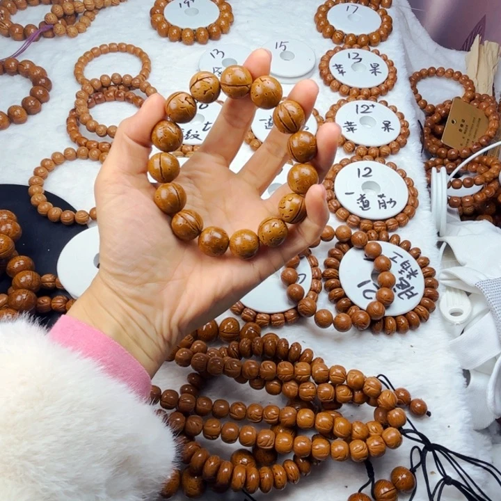 蛮*东北脑纹桃核 15正圆