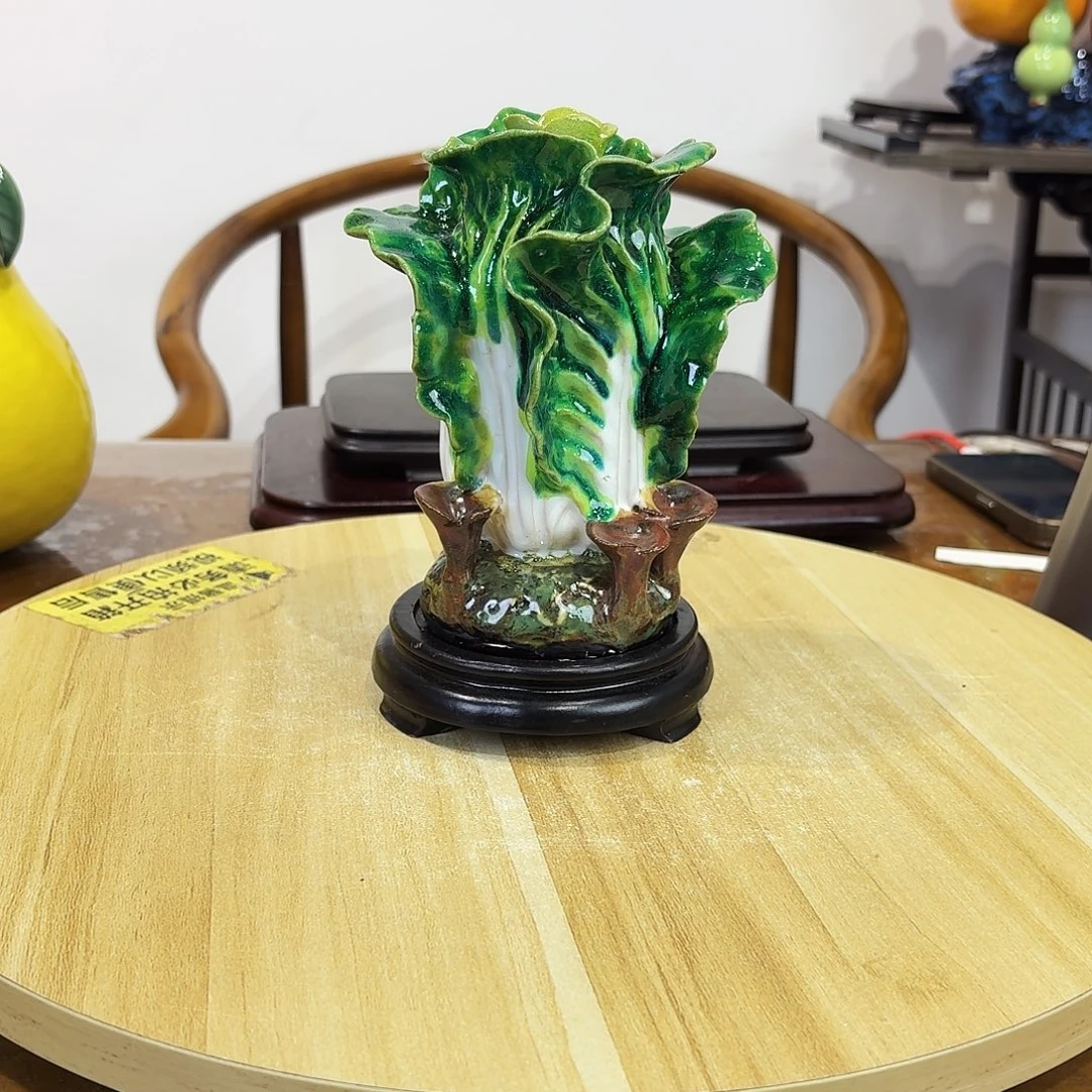 陶瓷翡翠色陶瓷白菜