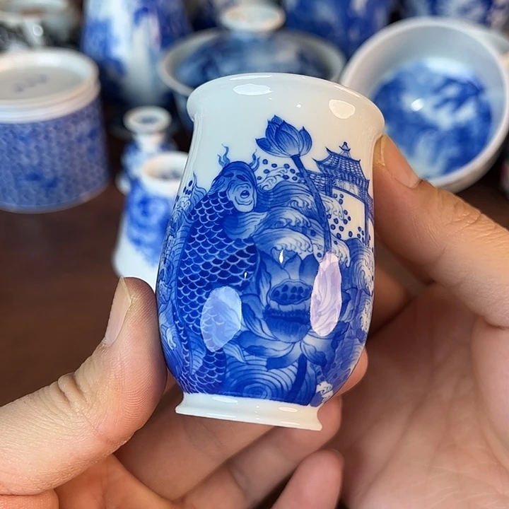 瓷片景德镇全手工手绘陶瓷