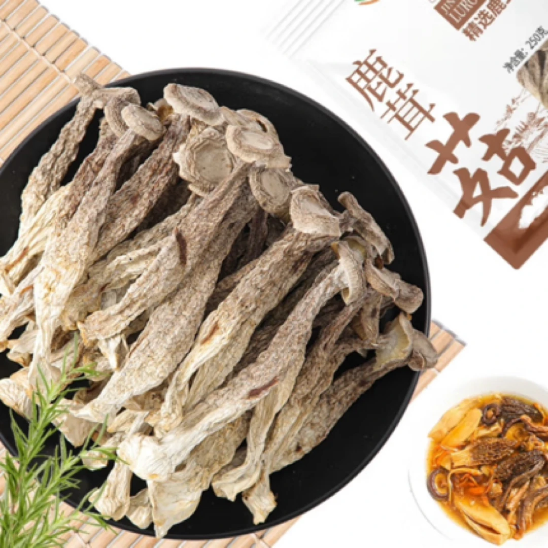 【山卡卡专属】鹿茸菇干货当季新货净重无防腐2025煲汤农家菌菇