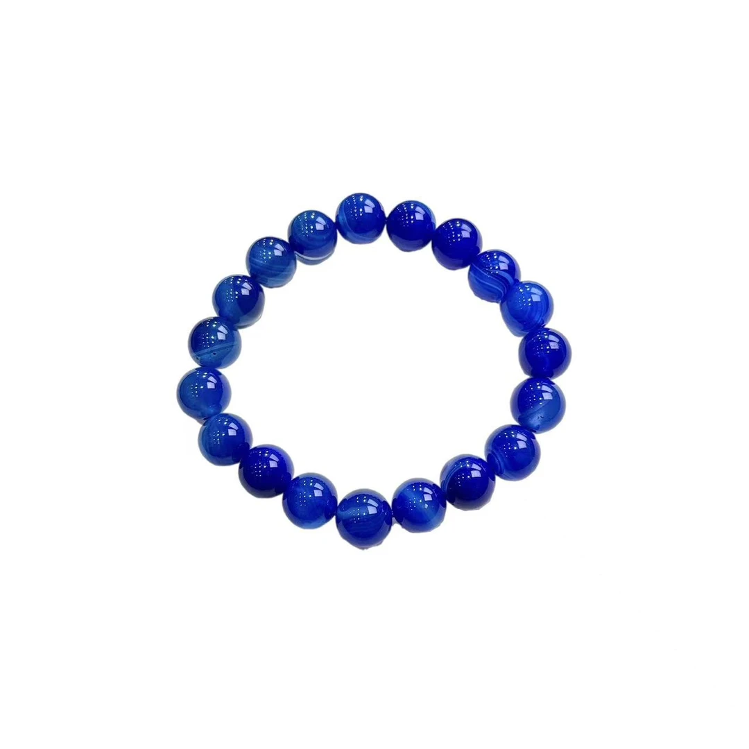 星际蓝舒俱玛瑙手串 E08-24