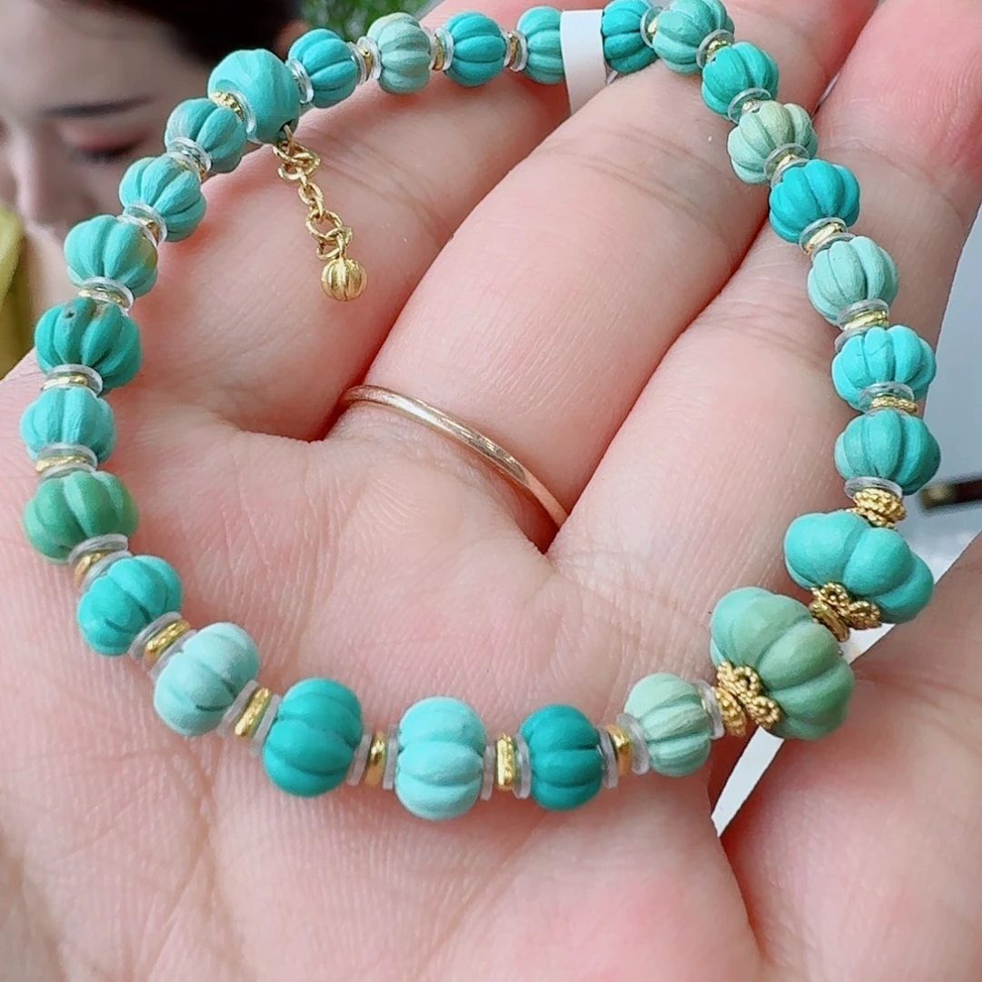 未镶嵌绿松石珠宝奇石