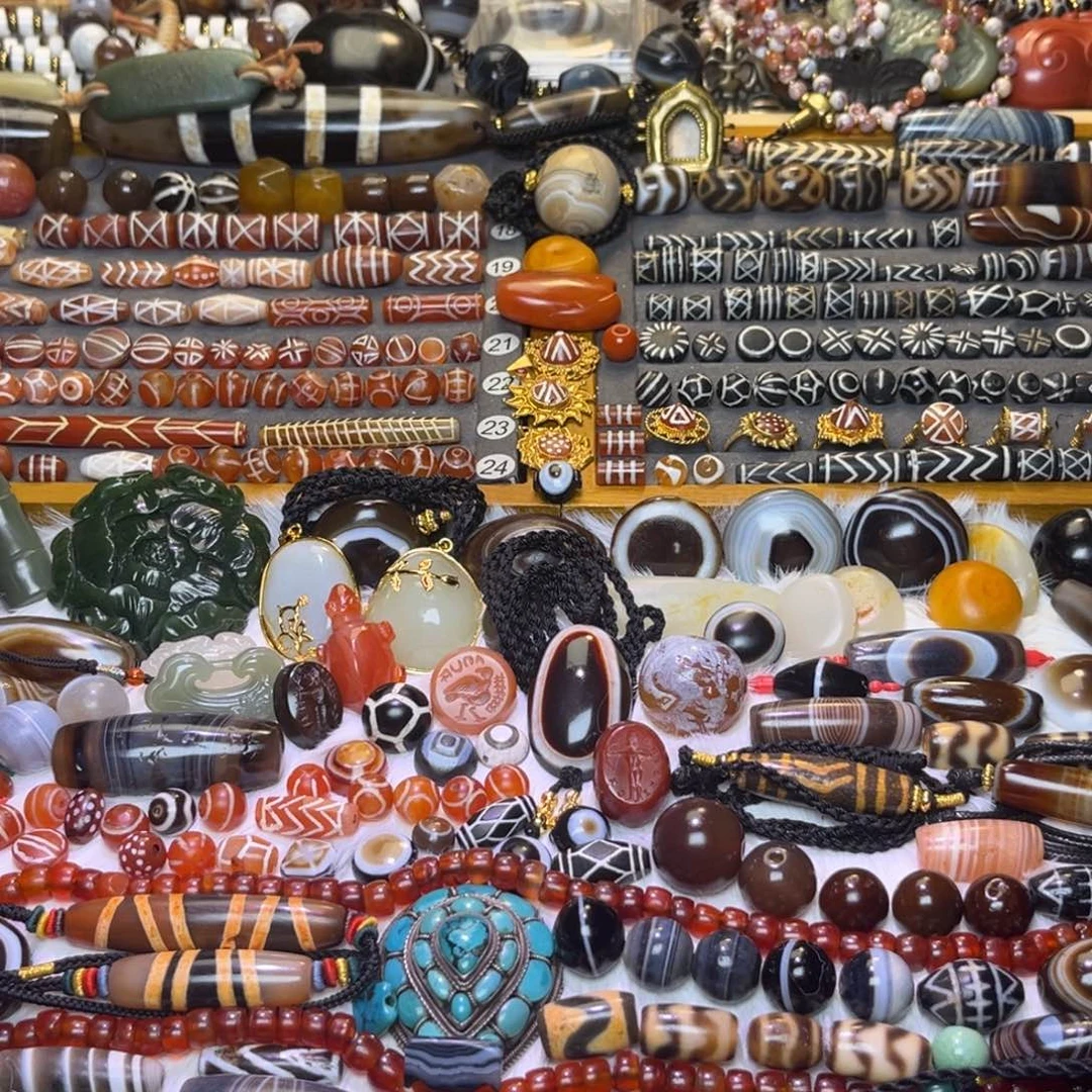 未镶嵌单珠玛瑙/玉髓小**子