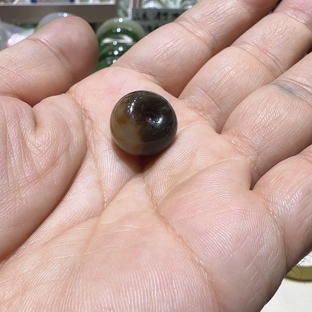 小***月和田玉（青玉）未镶嵌颈饰