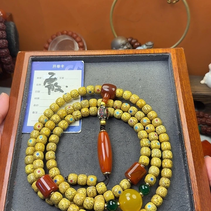 吊坠星月菩提脖挂