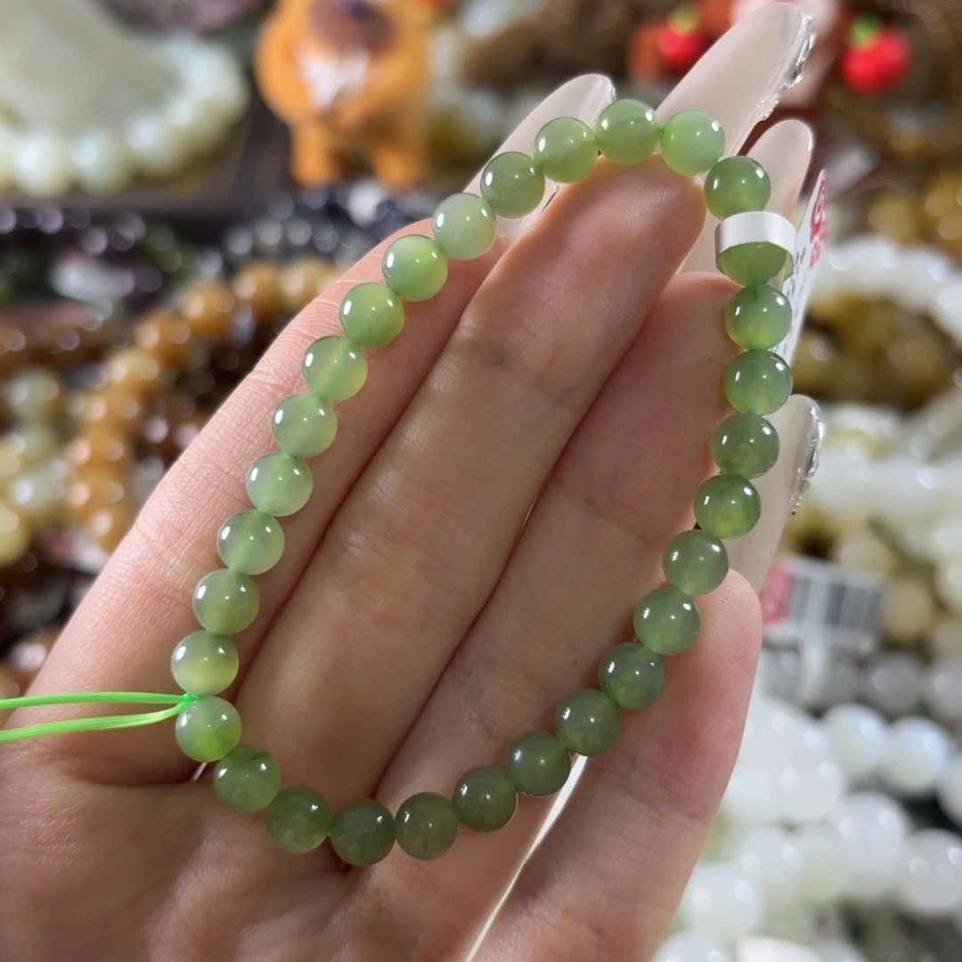 和田玉未镶嵌手链159